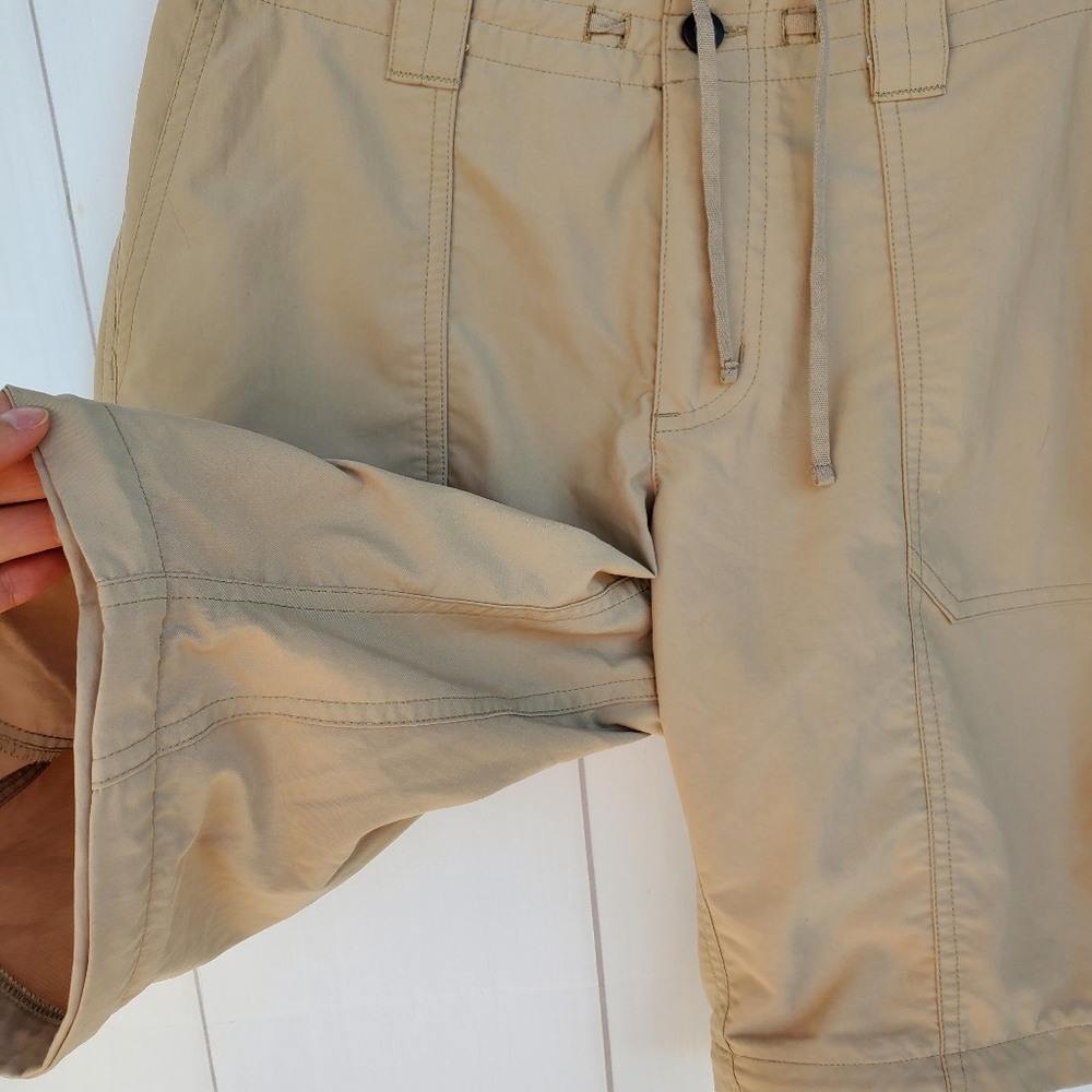 Patagonia women's tan outdoor shorts - Picture 6 of 9